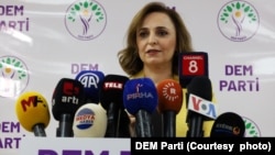 Halkların Eşitlik ve Demokrasi Partisi’nin yeni kısa adını Parti Sözcüsü Ayşegül Doğan açıkladı