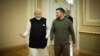 FILE - In this photo provided by the Ukrainian Presidential Press Office, Indian Prime Minister Narendra Modi, left, speaks with Ukrainian President Volodymyr Zelenskyy, in Kyiv, Ukraine, Aug. 23, 2024.