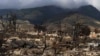 FILE - The aftermath of a wildfire in Lahaina, Hawaii, Aug. 21, 2023. Hawaii officials said on Jan. 26, 2024, that they have identified the last of the 100 known victims of the wildfire that destroyed Lahaina in August last year. 