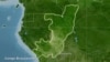 FILE - Congo Brazzaville area on the satellite map in the stereographic projection.