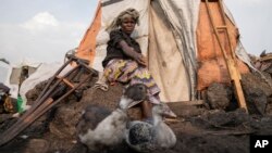 Sarah Bagheni, in the Bulengo refugee camp in Goma, Congo, suspects she may be infected with mpox after the World Health Organization had declared Aug, 15, 2024, the increasing spread of mpox in Africa a global health emergency. 