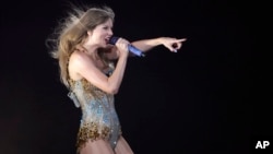 FILE - Taylor Swift performs Aug. 7, 2023, at SoFi Stadium in Los Angeles.