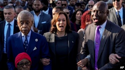 Vice President Harris Leads Bloody Sunday March Says Fight for