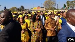 Nelson Chamisa at CCC rally