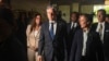 U.S. Secretary of State Antony Blinken, center, arrives for a CARICOM Summit to discuss Haiti's crisis, at the Pegasus Hotel in Kingston, Jamaica, March 11, 2024.