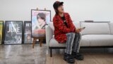 Tanaka, whose real name is Kim Kyung-wook, sings a song during an interview with Reuters in Seoul, South Korea, May 16, 2023. The comedian's Japanese-inspired character has made him one of South Korea's hottest YouTube stars. 