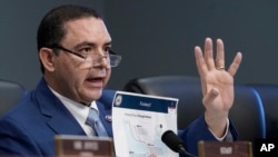 Rep. Henry Cuellar asks a questions during a House Appropriations Homeland Security Subcommittee budget hearing, March 29, 2023. On Oct. 2, 2023, Cuellar was carjacked at gunpoint in Washington, D.C., by three masked men. 