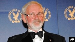 FILE - Director Norman Jewison poses in the press room after receiving a lifetime achievement award at the 62nd Annual DGA Awards in Los Angeles on Jan. 30, 2010.