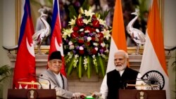 རྒྱ་གར་དང་བལ་ཡུལ་གྱི་སྲིད་བློན་གཉིས་མཇལ་མོལ་གནང་། 