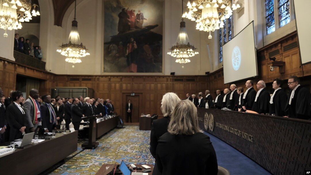 Israel Palestinians World Court Genocide Defense