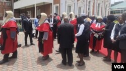 Judges in Harare on Monday, 2024