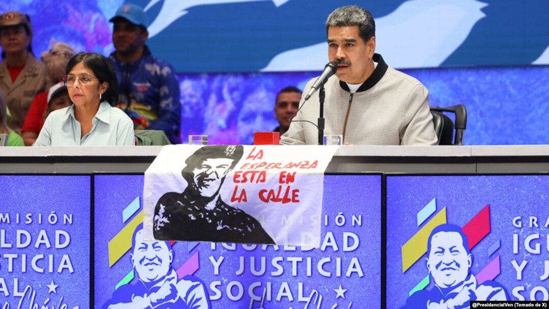 El presidente de Venezuela, Nicolás Maduro, durante el lanzamiento de la Gran Misión Igualdad Justicia Social "Hugo Chávez".