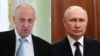 블라디미르 푸틴(사진 오른쪽) 러시아 대통령과 용병 업체 '바그너 그룹' 실소유주인 예브게니 프리고진 창립자