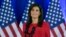 Kandidat presiden dari Partai Republik, mantan Duta Besar PBB Nikki Haley berbicara dalam konferensi pers, 6 Maret 2024, di Charleston, South Carolina (dok: AP/Chris Carlson)