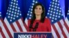 Republican presidential candidate former UN Ambassador Nikki Haley speaks during a news conference, March 6, 2024, in Charleston, South Carolina.
