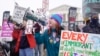 Aktivistët kundër abortit në tubimin e përvitshëm "pro jetës", 19 janar, 2024, Uashington.
