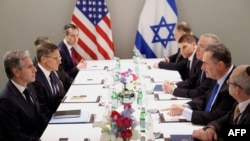 Blinken tokom sastanka za izraelskim zvaničnicima, 9. januar 2024.