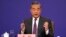 FILE - Chinese Foreign Minister Wang Yi speaks during a press conference in Beijing, March 7, 2024. 
