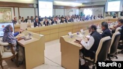 বাংলাদেশের প্রধানমন্ত্রী শেখ হাসিনার সভাপতিত্বে অনুষ্ঠিত মন্ত্রিসভার নিয়মিত বৈঠক। ২৭ নভেম্বর, ২০২৩।