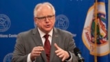 Tim Walz, gouverneur de l'Etat du Minnesota et colistier de Kamala Harris, candidate démocrate à la présidentielle américaine du 5 novembre 2024.