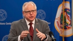 Tim Walz, gouverneur de l'Etat du Minnesota et colistier de Kamala Harris, candidate démocrate à la présidentielle américaine du 5 novembre 2024.