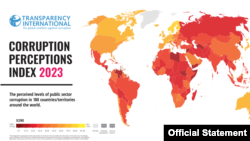 «Թրանսփարենսի Ինթերնեյշնլ» (ԹԻ) իրավապաշտպան կազմակերպության Կոռուպցիայի ընկալման (ԿԸՀ) 2023թ․ համաթիվ