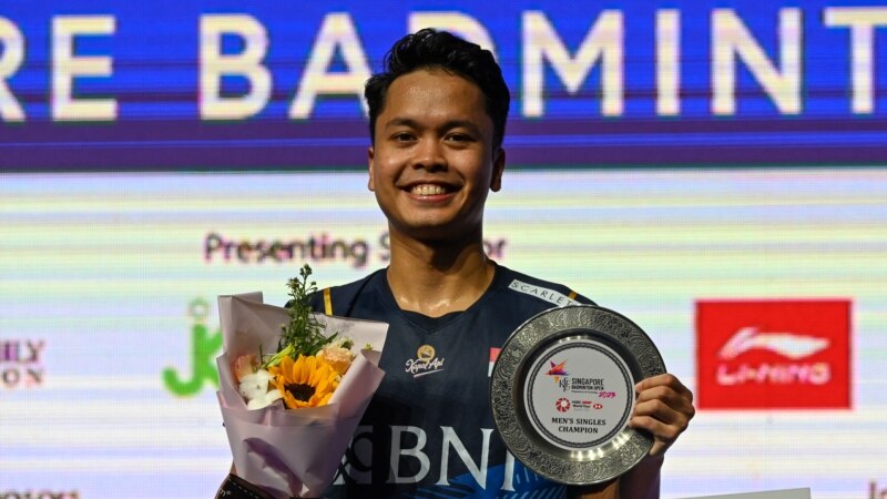 Anthony Ginting Juara Singapore Open 2023