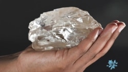 Le deuxième plus gros diamant jamais découvert, d'une taille de 2 492 carats.