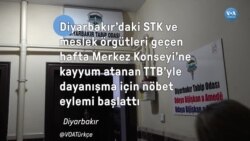 Diyarbakır’da TTB ile "dayanışma nöbeti" 
