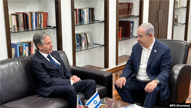 Netanyahu, Blinken'ın insani yardım için çatışmaların durması önerisini geri çevirdi