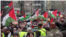 تظاهرات به طرفداری از فلسطینی‌ها در بروکسل، پایتخت بلجیم 