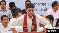 ভারতে রাজস্থানের কংগ্রেস নেতা শচীন পাইলট কংগ্রেস ছেড়ে নতুন দল গঠনের পথে 