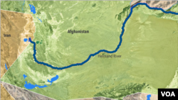 In 1973, Iran and Afghanistan signed the Helmand River Water Treaty, which calls for Afghanistan to provide 850 million cubic meters of water to Iran from the river in a 'normal' year.
