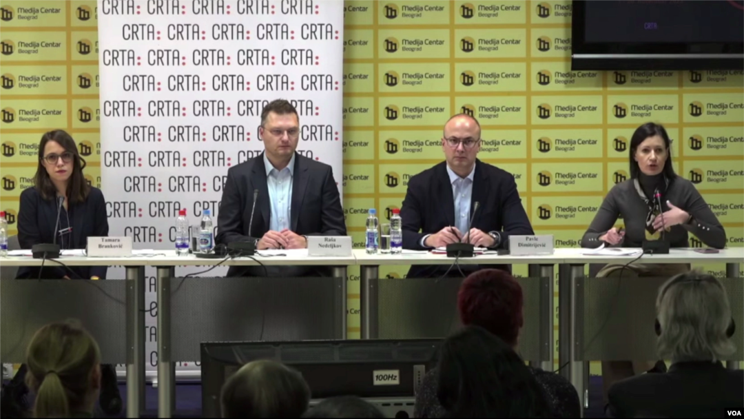 Posmatračka misija CRTA predstavila svoj izveštaj o dosadašnjem toku predizborne kampanje u Srbiji
