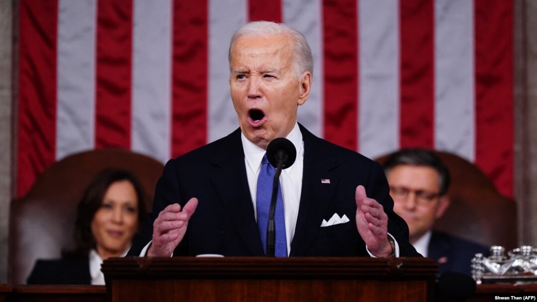 Joe Biden drži govor o stanu nacije.