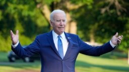 FILE - President Joe Biden upon arrival on the South Lawn of the White House, June 1, 2023, in Washington. 