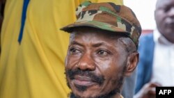 Général de Brigade Eddy Kapend nsima na kobimisa na boloko bwa CPRK/Makala mpo na bobomi bwa Laurent-Désiré mokonzi ya kala ya RDC, Kinshasa, 8 sanza ya yambo 2021.