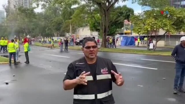Saúl Méndez, secretario general del Suntracs
