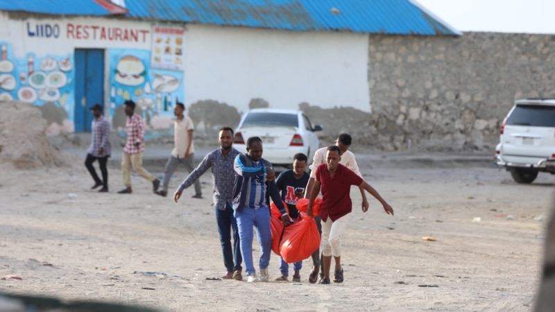 Somalia beach attack kills 37 civilians, minister says 