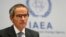 FILE - International Atomic Energy Agency (IAEA) Director General Rafael Grossi arrives at an IAEA Board of Governors meeting in Vienna, Austria, Nov. 22, 2023.