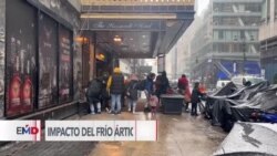 Desinformación lleva a migrantes en Nueva York a aguantar frío extremo