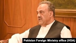 FILE - Photo from Pakistan Foreign Ministry office of Pakistan’s special representative on Afghanistan, Asif Durrani. 
