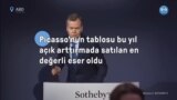 Picasso’nun tablosu bu yıl açık arttırmada satılan en değerli eser oldu
