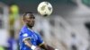 L'attaquant tanzanien Simon Msuva lors du match entre la Zambie et la Tanzanie au Stade Laurent Pokou à San Pedro, le 21 janvier 2024.