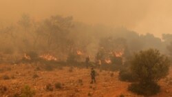 INTERNATIONAL EDITION: Firefighters Struggle To Contain 82 Wildfires Raging Across Greece 