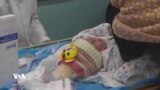 کوتانی منداڵانی تازە لە دایکبوو لە ناوەندێکی تەندروستی لە ڕەفەح