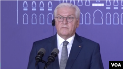 Presiden Jerman, Frank-Walter Steinmeier berbicara di Dar es Salaam, Tanzania hari Rabu (11/1). 