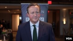 David Cameron in Washington DC