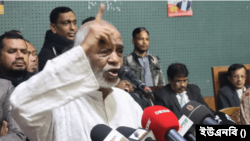 ঢাকার ইঞ্জিনিয়ার্স ইনস্টিটিউশন মিলনায়তনে বিএনপির স্থায়ী কমিটির সদস্য ড. আবদুল মঈন খান। ১৮ জানুয়ারি, ২০২৪।