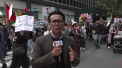 Aksi Protes Warga New York Dua Kubu: Pro Palestina dan Pro Israel